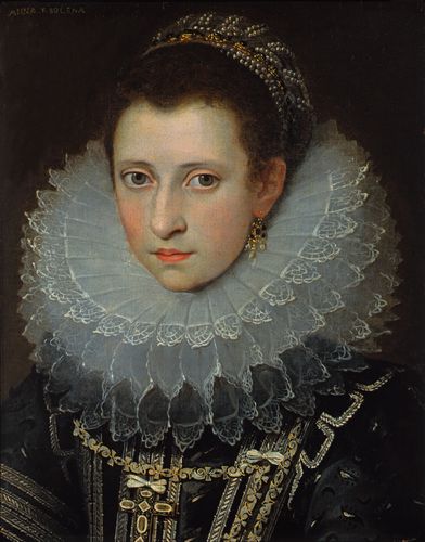 Portrait of unknown lady  (so-called Anne Boleyn), 1600, 