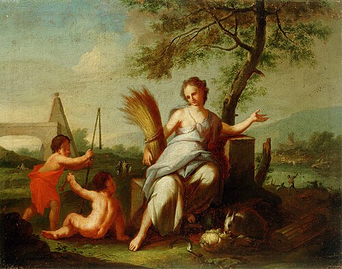 Alegorija poletja, 1700, 