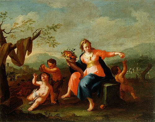 Alegorija jeseni, 1700, 