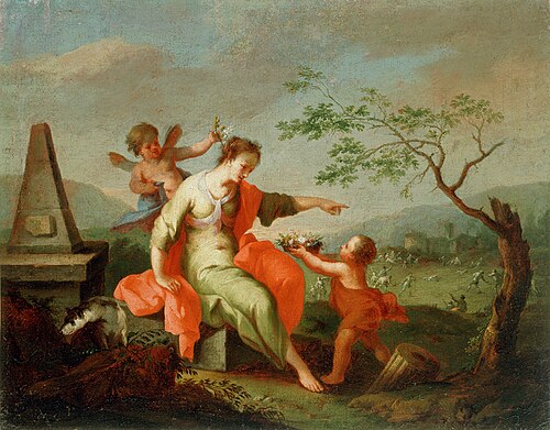 Alegorija pomladi, 1700, 