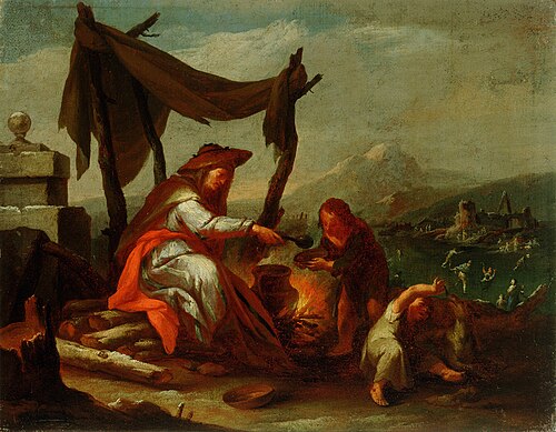 Alegorija zime, 1700, 
