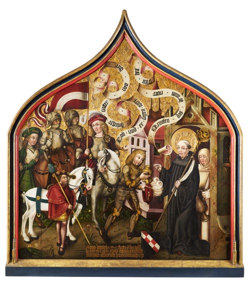 Der Hl. Bernhard von Clairvaux bekehrt die Ritter, 1506, 