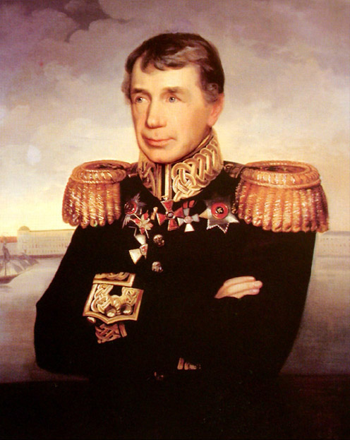 Admiral and explorer Ivan Krusenstern (Adam Johann Ritter von Krusenstern) (1770-1846), 1830, 