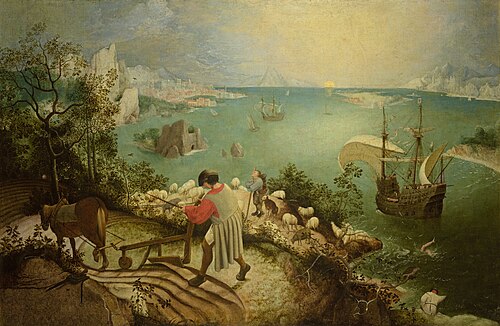 Landscape with the Fall of Icarus, 2000, 