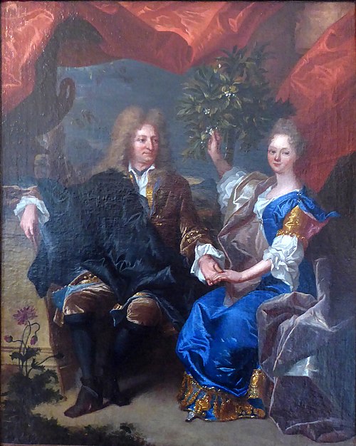 Le comte Jan-Andrzej Mortsztyn et sa fille, , 