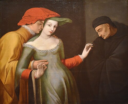 La Femme entre les deux âges, 1600, 