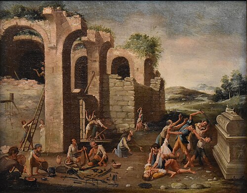 Rixe de vagabonds, 1700, 