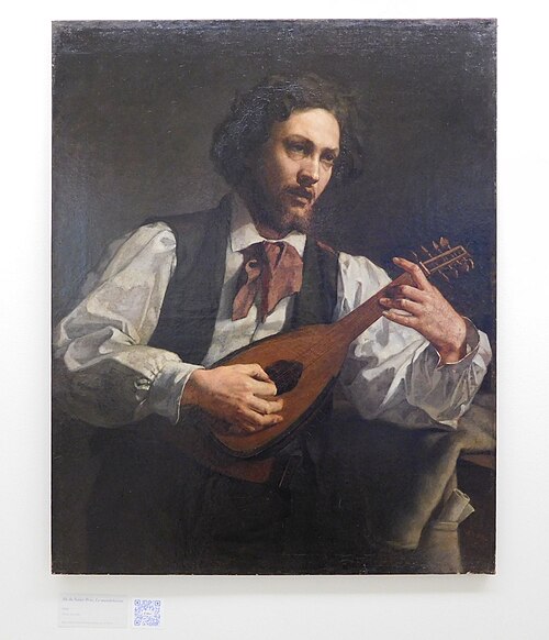Le mandoliniste, 1860, 