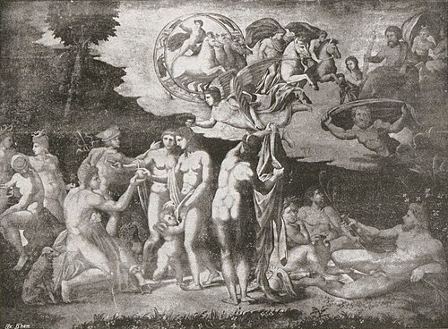 Jugement de Pâris, 1700, 