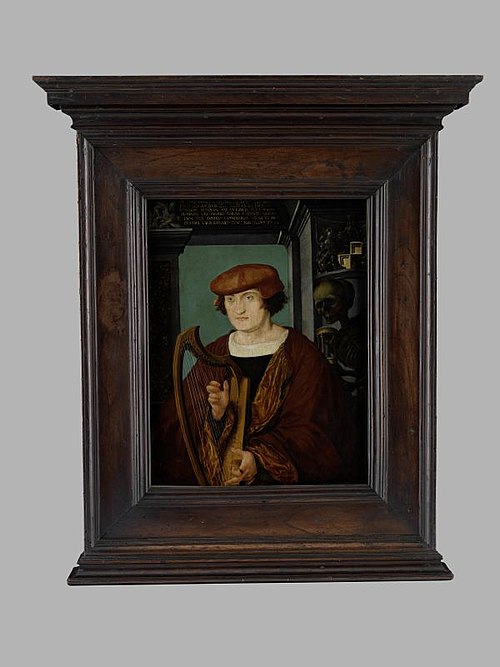 Portrait of the Lucerne Humanist Johannes Zimmermann, 1520, 