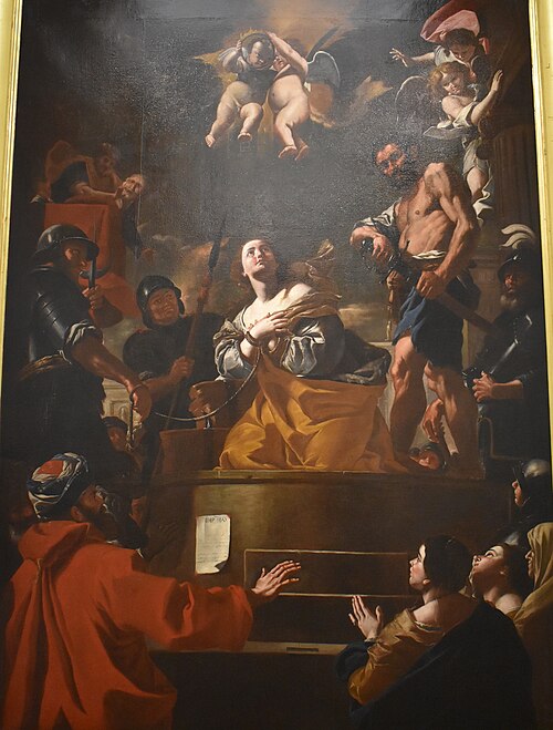 Le martyre de Sainte Catherine, 1700, 