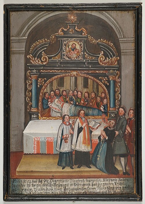 Muttergottes zu Altendorf und Teufelsaustreibung, 1754, 