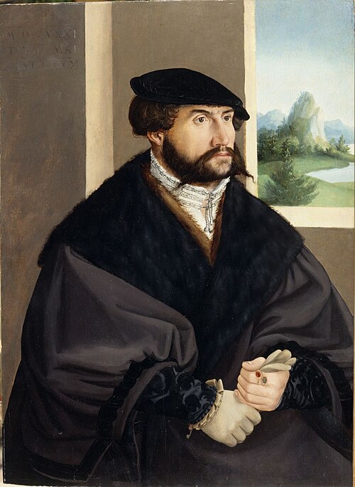 Portrait of a thirty-year-old man, 1541, 
