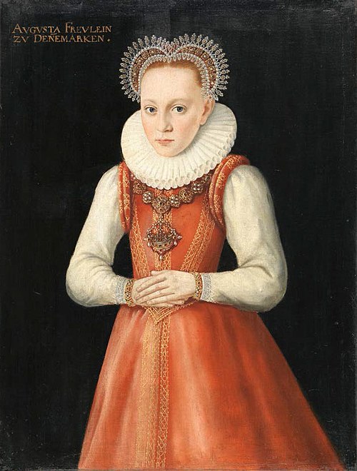 Portrait of Augusta of Denmark, 1596, 