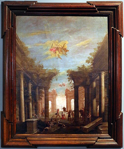 martirio di una santa, forse lucia, 1708, 