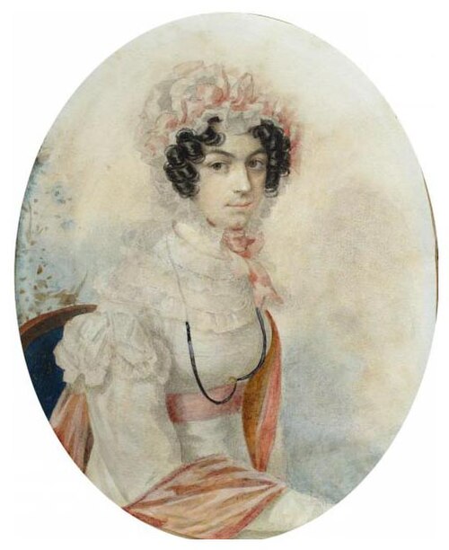Anna Borisovna Bakunina, 1824, 