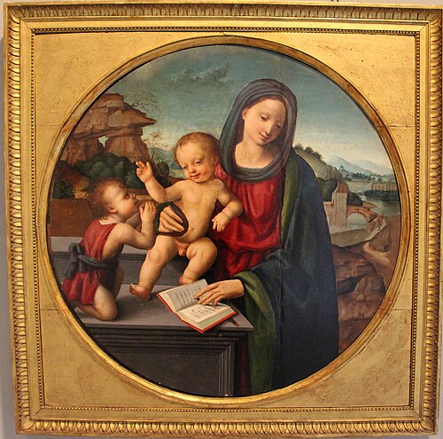 madonna col bambino e s. giovannino, 1505, 
