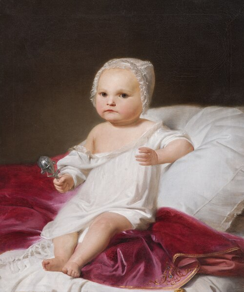 Portrait of Francesco V of Austria d'Este as Baby, 1820, 