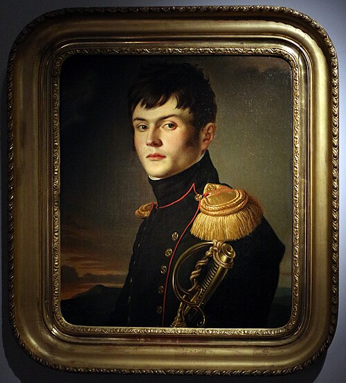 Édouard Buisson d'Armandy (1794-1873), lieutenant du 3e régiment d'artillerie à pied, 1850, 