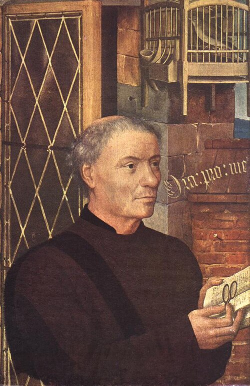 Benefactor with Bird Cage, 1479, 