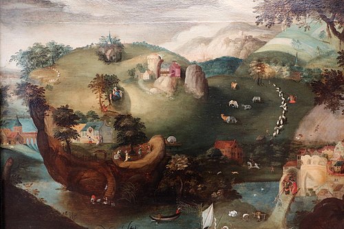 Paysage antropomorphe. Portrait de femme, 1600, 