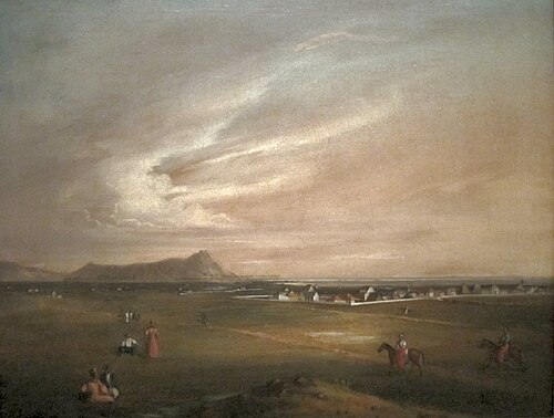 Honolulu Looking towards Waikiki, 1851, 