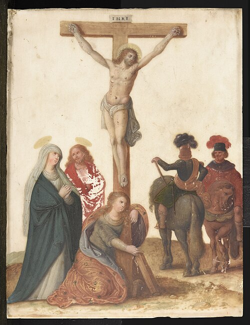 Le Christ en croix, 1550, 