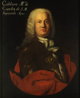Porträt des Antonio Caldara (1670-1736), italienischer Komponist, 1750, 
