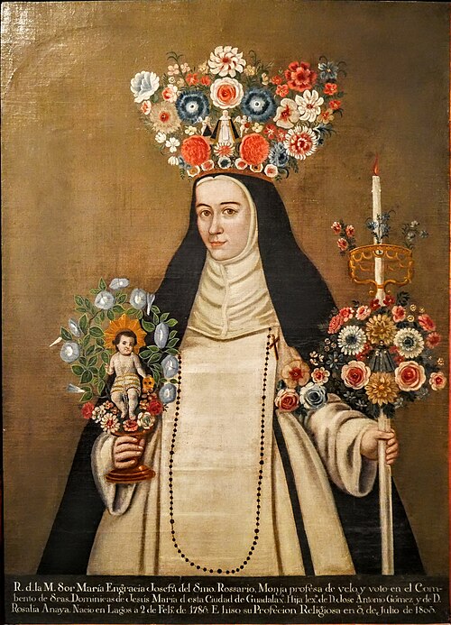 Sor María Engracia Josefa del Santísimo Rosario, 1900, 