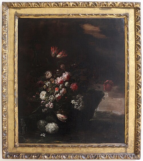 Cesta con fiori, , 