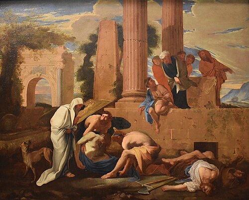 Tobie ensevelissant les morts, 1640, 