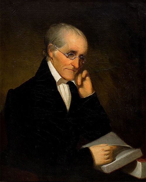 Portrait of an old man reading, 1850, 