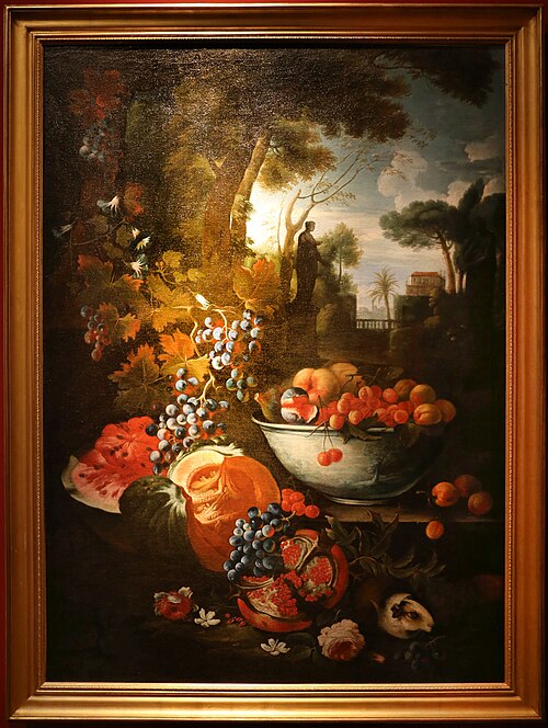 Nature morte (fleurs et fruits), , 