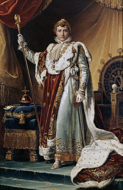 Napoléon en costume du sacre, 1800, 