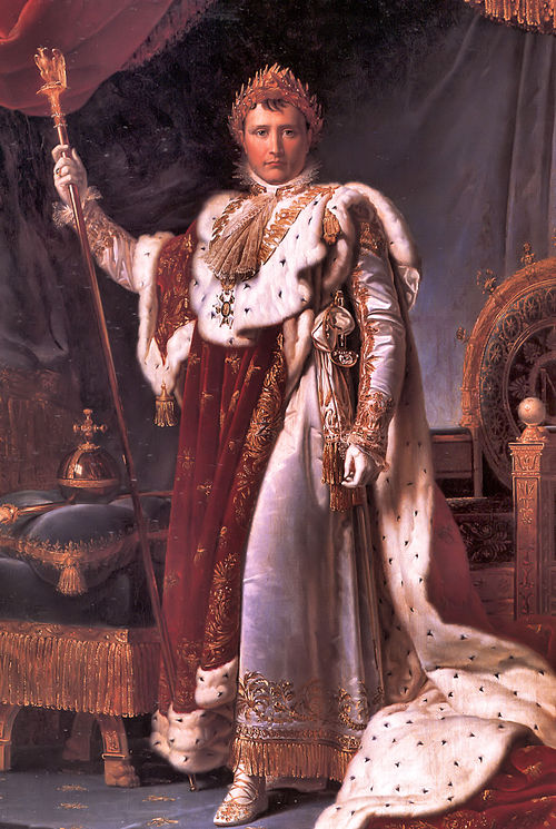 Napoléon en costume du sacre, 1800, 