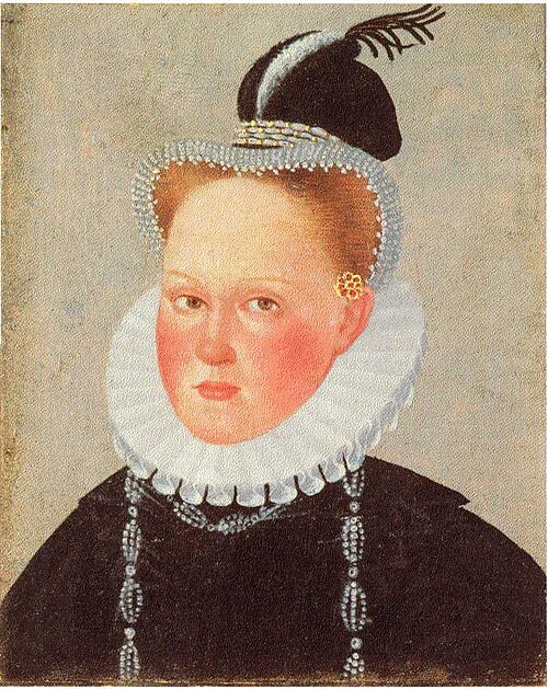 Portrait of Sophie of Mecklenburg-Güstrow, 1580, 