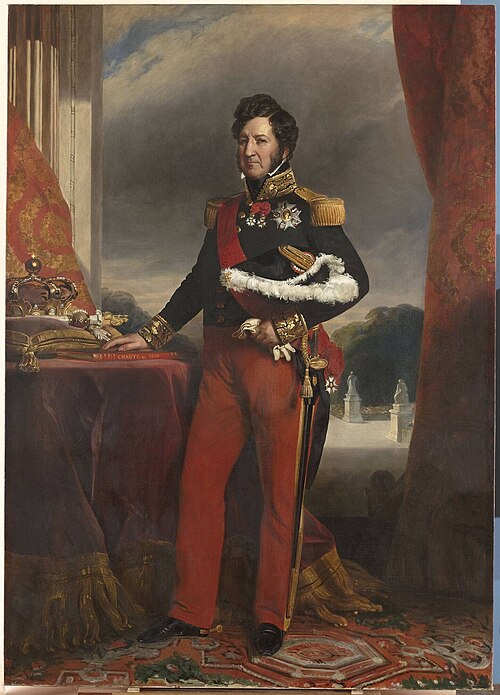 Le roi Louis-Philippe et la Charte de 1830, 1840, 