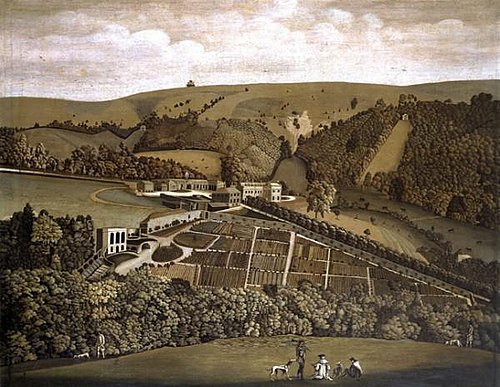 A Panoramic View of Ashcombe, Wiltshire, 1770, 