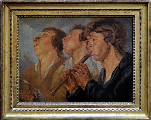 Deux chanteurs et un musicien, , 