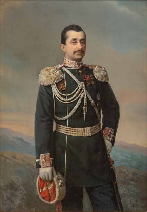Niko Dadiani, last Prince of Mingrelia, 1872, 