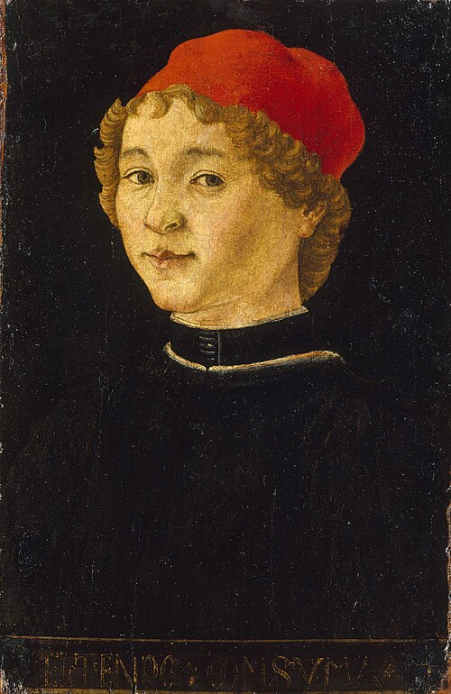Portrait de jeune homme, 1465, 