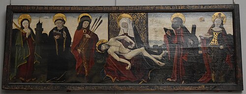 Vierge de Pitié entourée de saints, 1469, 