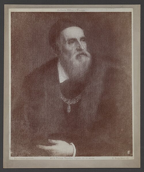 Portrait of Titian, 1600, 