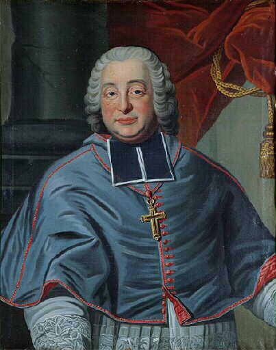 Portrait de l'évêque Claude Bouhier de Lantenay, 1750, 