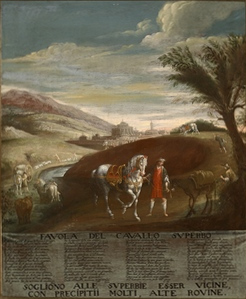 Basen o ošabnem konju, 1700, 