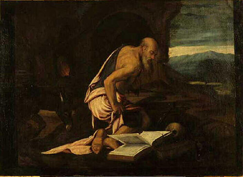 Saint Jérôme au désert, 1550, 