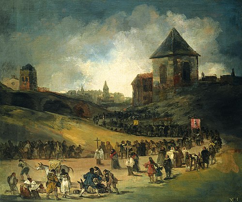 Procession in Valencia, 1850, 