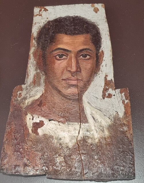 Portrait d'homme (portrait du Fayoum), , 