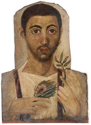 Portrait d’homme barbu (portrait du Fayoum), 250, 