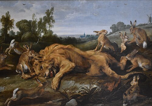 Le Lion mort, 1700, 